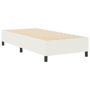 vidaXL Platvormvoodi raam cream 80 x 200 cm Korter kangas