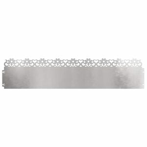 vidaXL Murukatted 10 pcs H&otilde;bedane 103 x 0,05 x 22 cm Roostevaba teras