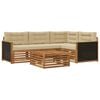 vidaXL V&auml;li diivanikomplekt 5 pcs Looduslik ja beež 79 x 79 x 37 cm