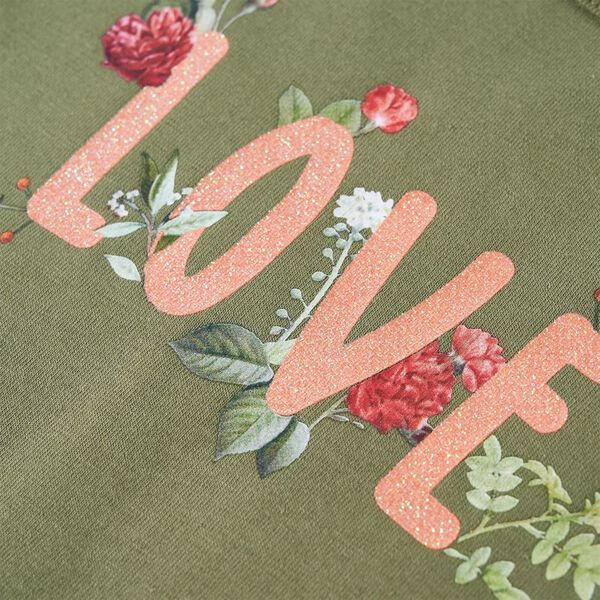 Pikkade varrukatega lastes&auml;rk, khaki, 104