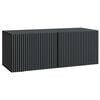 vidaXL Rippuv TV kapp Must 78,5 x 31 x 30 cm Tehispuit