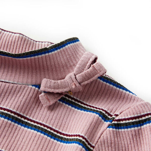 Pikkade varrukatega lastes&auml;rk, heleroosa, 128