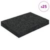 vidaXL Kummi graanulite terrassipadja Must 6 x 9 x 1 cm Kumm