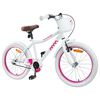 vidaXL Laste Bike 20 Tolli vanuses 6-11 aastat Valge