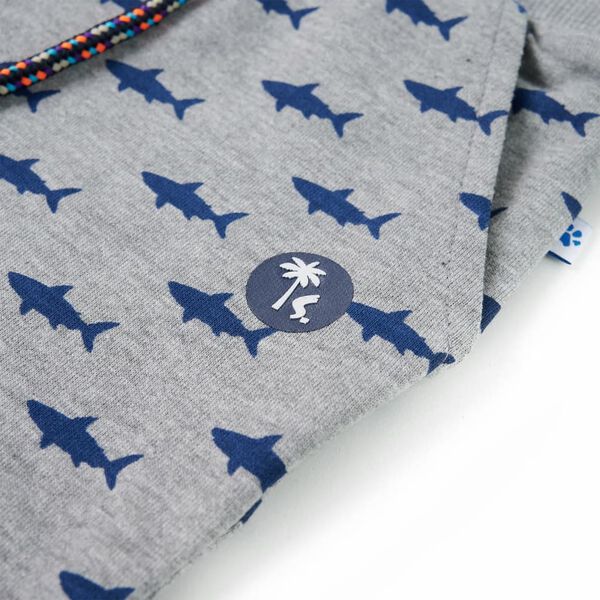 Laste l&uuml;hikesed p&uuml;ksid pingutusn&ouml;&ouml;riga, helehall melange, 128