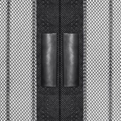 Ukse putukakardin krõpsudega 210 x 100 cm 2 tk magnetiga must