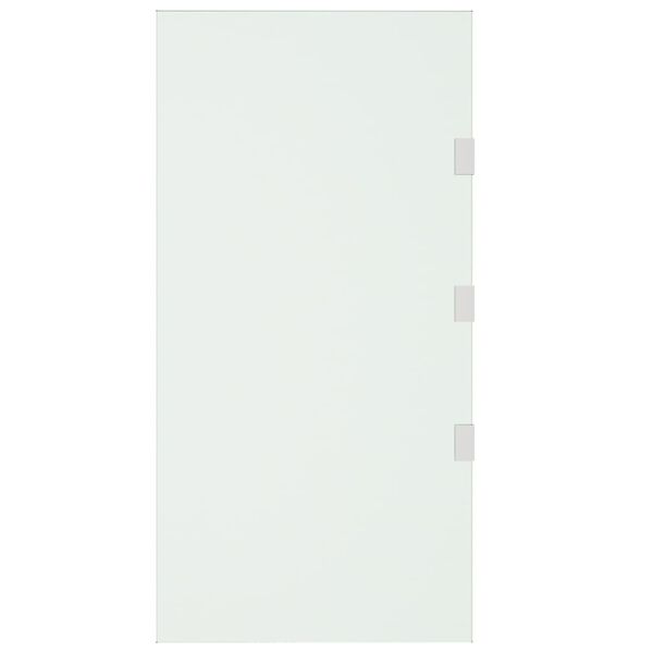 vidaXL ukse varikatuse k&uuml;lgpaneel, l&auml;bipaistev 50x100 cm, klaas