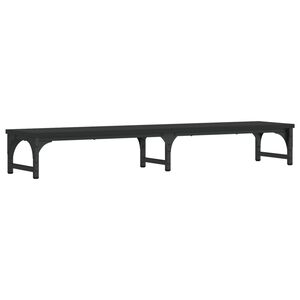 vidaXL monitorialus, must, 105x23x15,5 cm, tehispuit