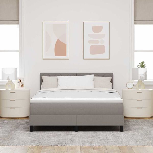 vidaXL Karbi vedrumadrats madratsiga Pruunikashall 160 x 200 cm kangas