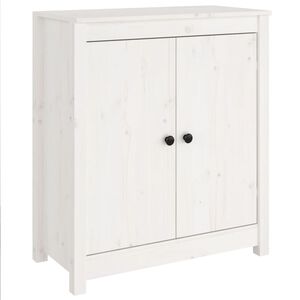 vidaXL puhvetkapp, valge, 70 x 35 x 80 cm, t&auml;ism&auml;nnipuit