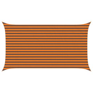 vidaXL P&auml;ikesepuri Oranž ja pruun 4,5 x 2,5 m 100% pol&uuml;ester Oxford