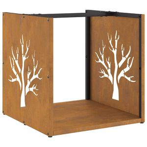 vidaXL K&uuml;ttepuude riiul 40x40x40 cm ilmastikukindel teras