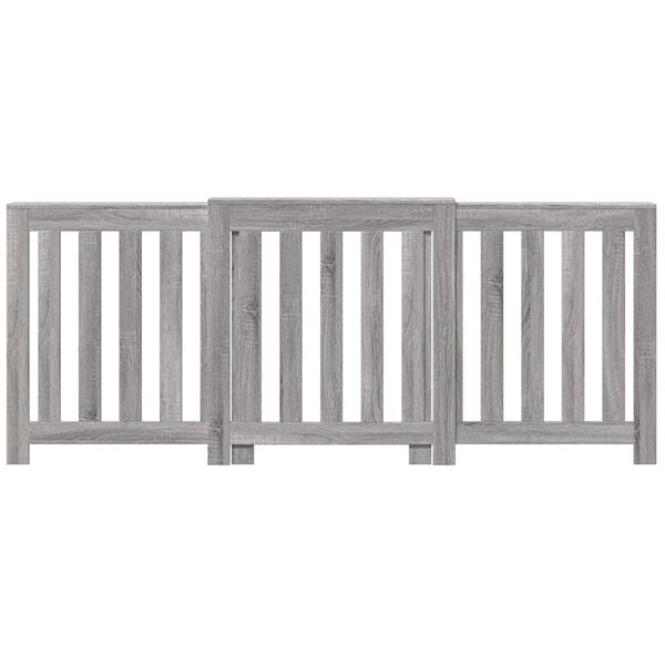 vidaXL radiaatori kate, hall Sonoma tamm, 205x21,5x83,5 cm, tehispuit