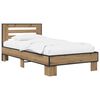 vidaXL Peatsiga voodiraam Artisan tamm 80 x 200 cm Tehispuit