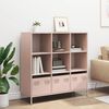 vidaXL Highboard Pink 101,5x39x103,5 cm Teras