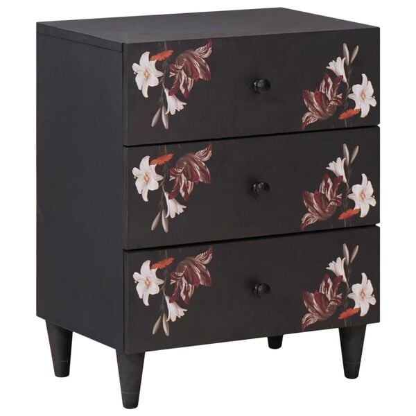 vidaXL Öökapp sahtliga Mitmevärviline 50 x 33 x 60 cm Tugev mango puu