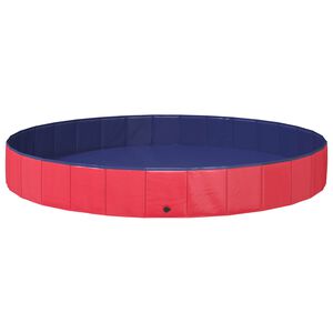 vidaXL Laste ujumisbassein Punane &Oslash;300 x 38 cm