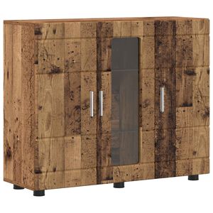 vidaXL Puidust kapp Vana puit 88,5 x 30,5 x 73 cm Tehispuit