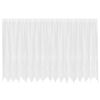 vidaXL Lina Kardin kardinatega Lilled Valge 160 x 400 cm Pol&uuml;ester