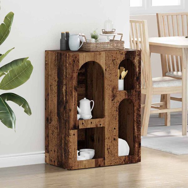 vidaXL K&otilde;ide Vana puit 59 x 35 x 80.5 cm Tehispuit