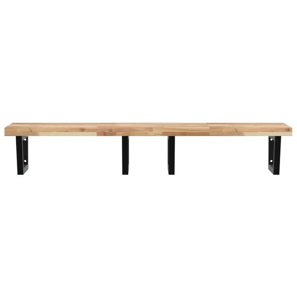 vidaXL seinale kinnitatav valamuriiul, teras ja akaatsiapuit