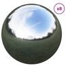 vidaXL Peegelpall 8 tk &Oslash; 5 cm H&otilde;bedane Roostevaba teras 201