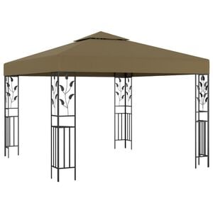 vidaXL varjualune 3 x 3 m pruunikashall 180 g/m&sup2;