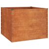 vidaXL taimekast, rooste, 100x100x77 cm, Corten-teras