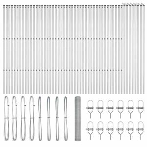 vidaXL Aiapost H&otilde;bedane 100 x 1,2 m (25 mm v&otilde;rk) Teras