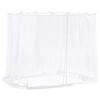 vidaXL S&auml;&auml;sev&otilde;rk gazebole 220 silmusega 220 mesh Valge 2 x 2 x 2 m