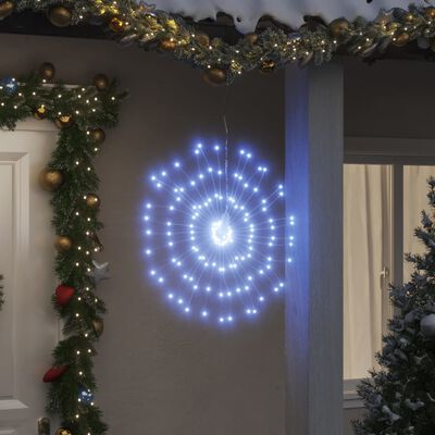 vidaXL jõulutuli 140 cm, LEDid, 2 tk, külm valge, 17 cm