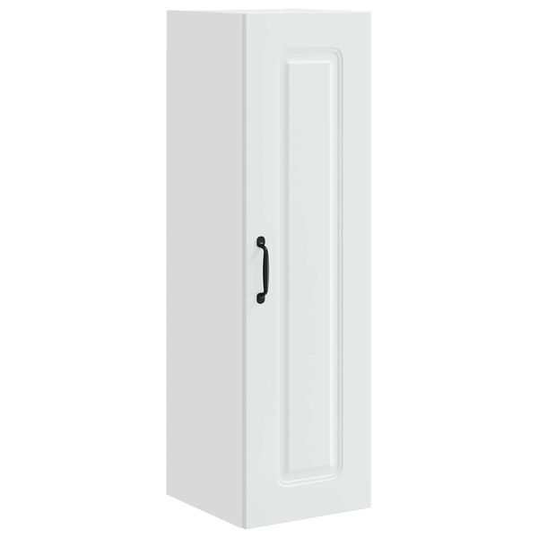 vidaXL Seinakapp kööki riiuliga Valge 30 x 31 x 100 cm Tehispuit