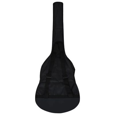vidaXL kitarrikott 4/4 klassikalisele kitarrile, must 100x37 cm kangas