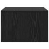 vidaXL Seinale kinnitatud laud Must tamm 60 x 45 x 30 cm Tehispuit