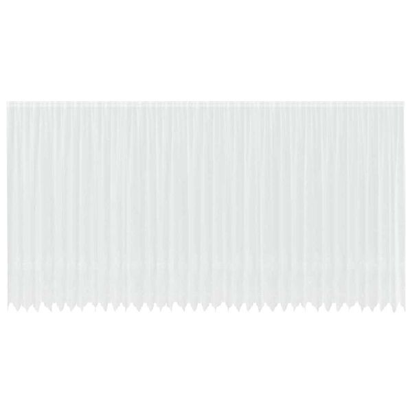 vidaXL Lina Kardin kardinatega Lilled Valge 300 x 900 cm Pol&uuml;ester