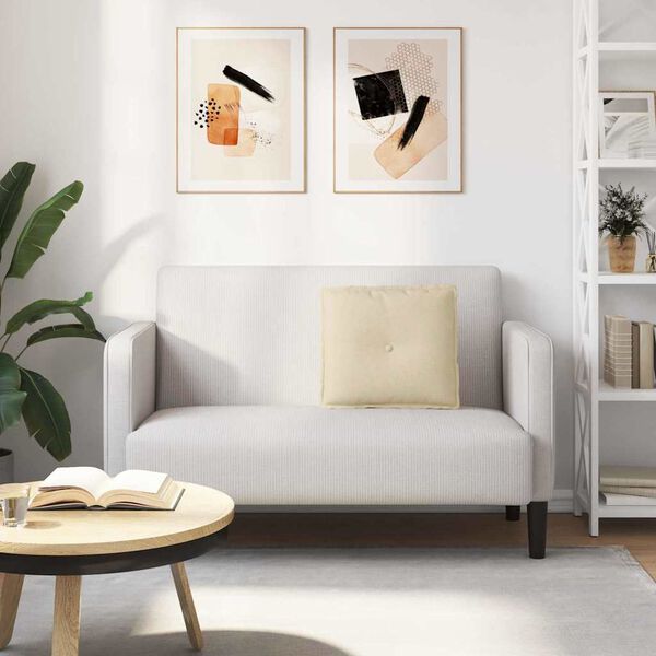 vidaXL Seljatugi padi cream 50 x 19 x 45 cm kangas