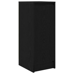 vidaXL puhvetkapp, must tamm, 29,5x34x76 cm, tehispuit