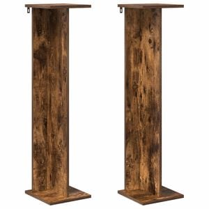 vidaXL Taimede alus Suitsetatud Tamm 25 x 25,5 x 100,5 cm
