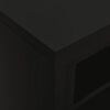 vidaXL liugustega kapp, must, 90 x 40 x 90 cm, teras
