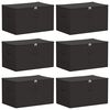 vidaXL Salvestuskarp 6 tk Mittekootud kangas 55 x 35 x 32 cm 61,6 L
