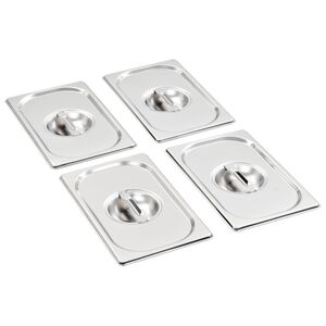 Kaaned GN 1/4 pannile, 4 tk, roostevaba teras