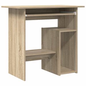 vidaXL kirjutuslaud, Sonoma tamm, 80 x 45 x 74 cm, tehispuit