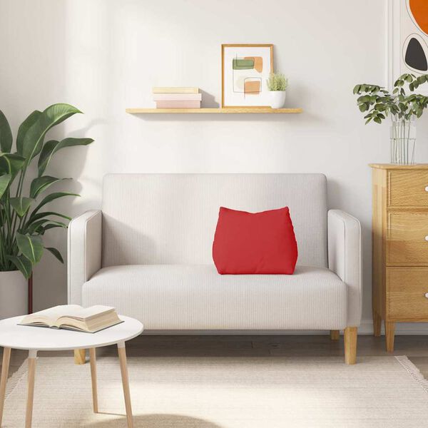 vidaXL Seljatugi padi Punane 45 x 20 x 35 cm kangas