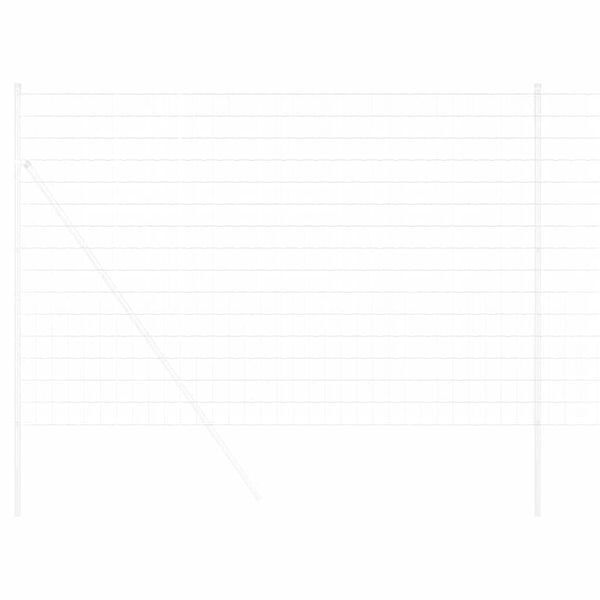 vidaXL Euroopa aed Hõbedane 1.5 x 10 m Kuumtsinkitud raud