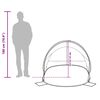 vidaXL pop-up rannatelk, hall, veekindel