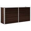 vidaXL aia taimelava pruun 160 x 40 x 77 cm tsingitud teras