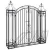 vidaXL ornamentidega aiav&auml;rav sepistatud rauast 122 x 20,5 x 134 cm