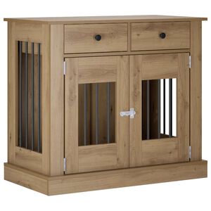 vidaXL Koera puuri m&ouml;&ouml;bel Artisan tamm 90 x 47,5 x 80 cm Tehispuit