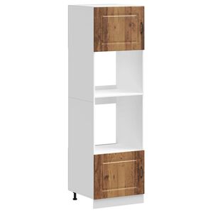 vidaXL ahjukapid 2 tk "Kalmar", vanast puidust, t&ouml;&ouml;deldud puit