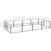 vidaXL koeraaedik, must, 8 m&sup2;, teras